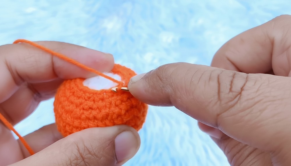 Crochet Fruit Keychain