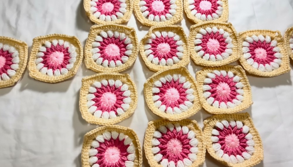 Crochet Granny Tote Bag