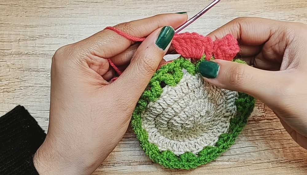 Crochet Tulip Coaster