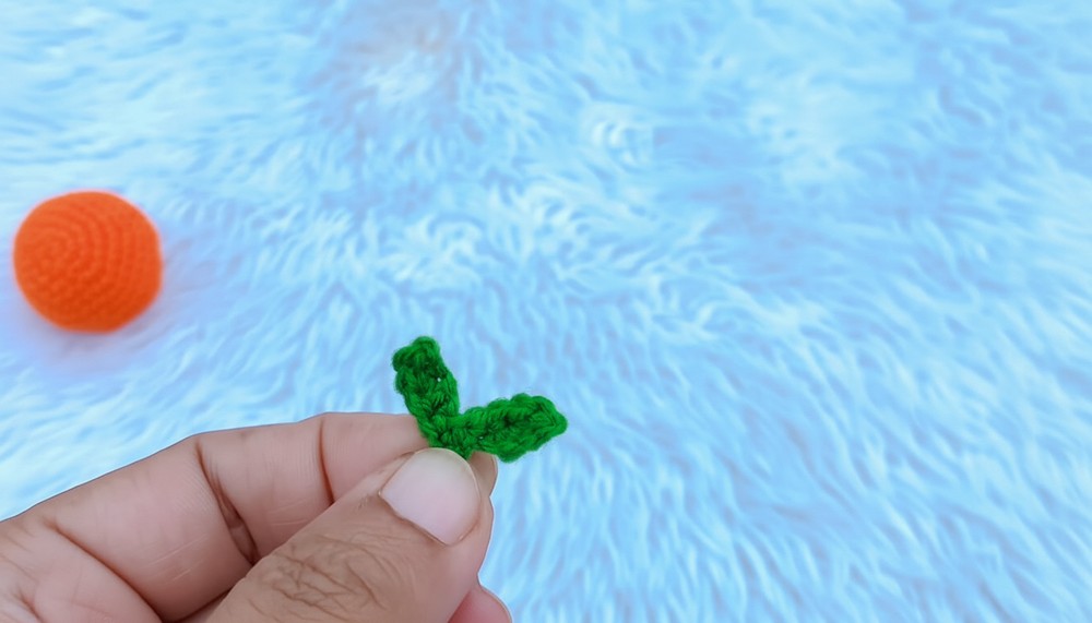 Crochet Fruit Keychain