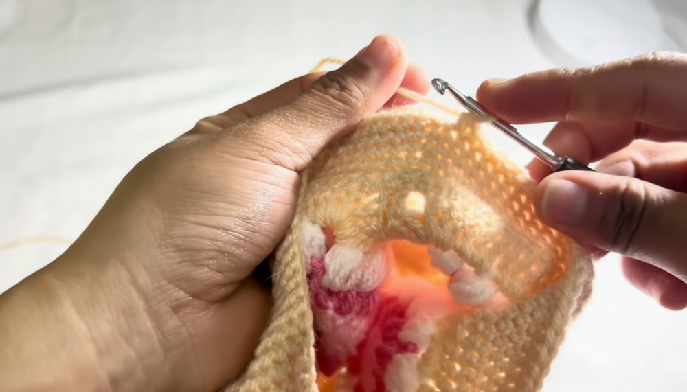 Crochet Granny Tote Bag
