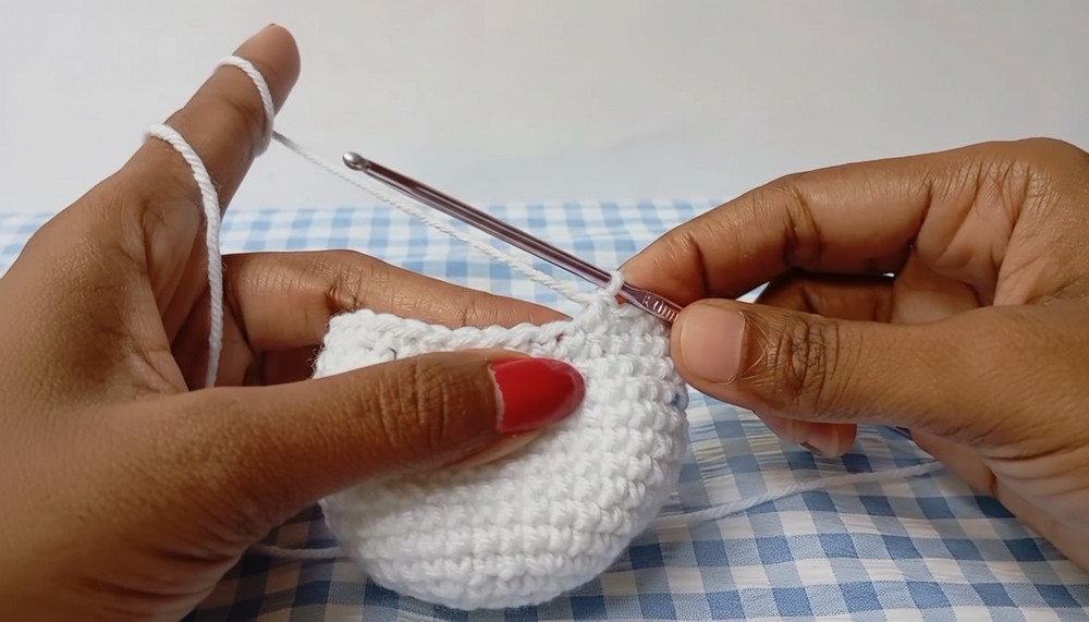 Crochet Football Keychain