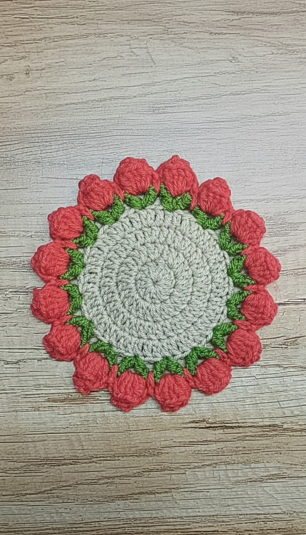 Crochet Tulip Coaster