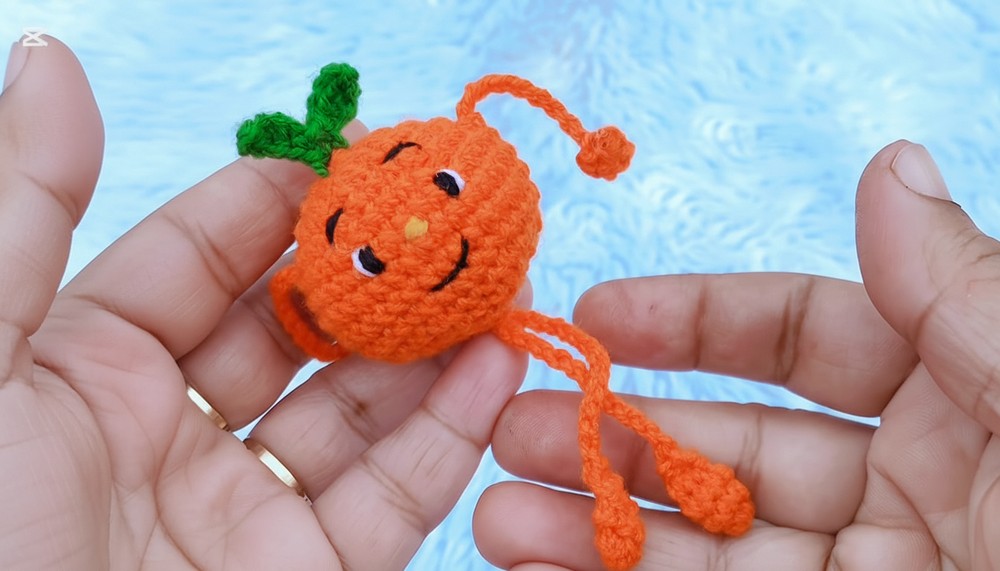 Crochet Fruit Keychain