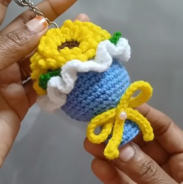 Crochet Sunflower Bouquet