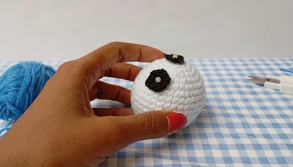 Crochet Football Keychain