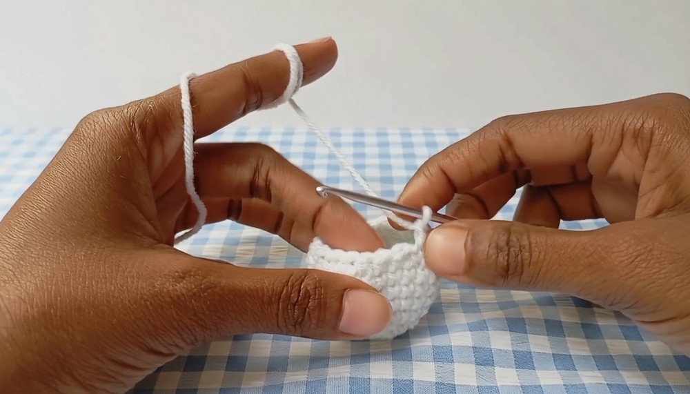 Crochet Teddy Bear Keychain