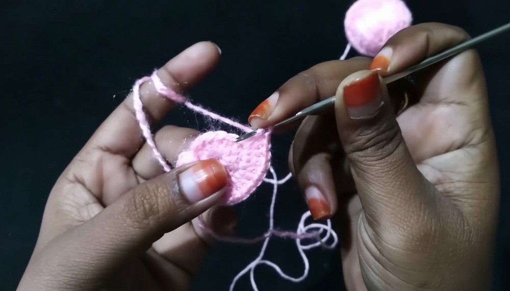 Crochet Teddy Bear Applique