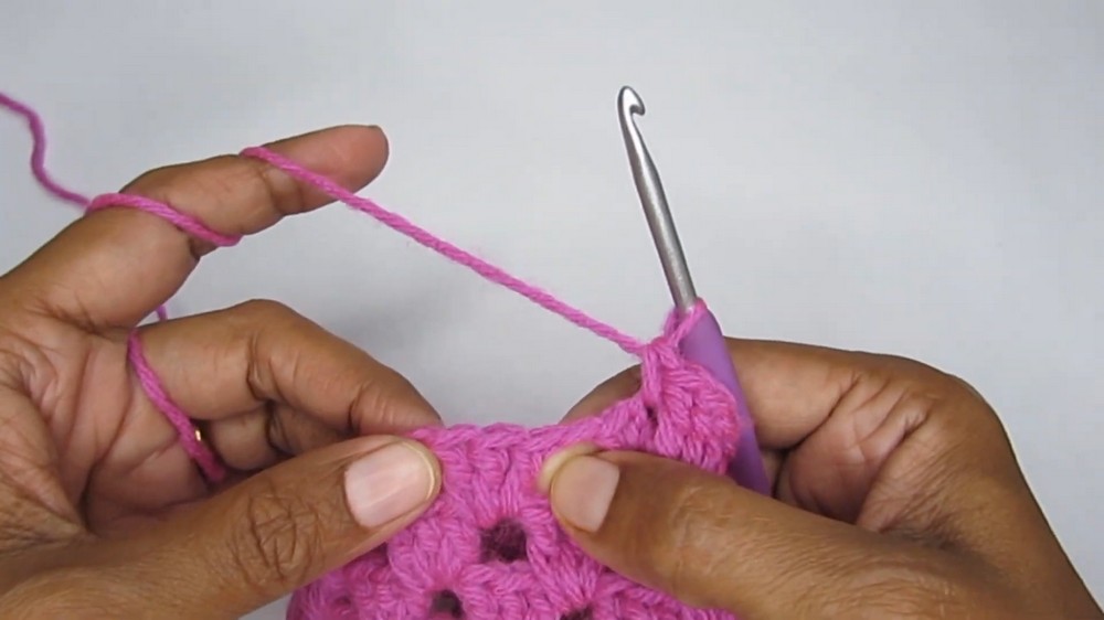 Crochet Drawstring Pouch