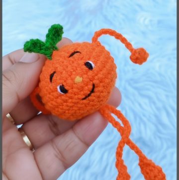 Crochet Fruit Keychain