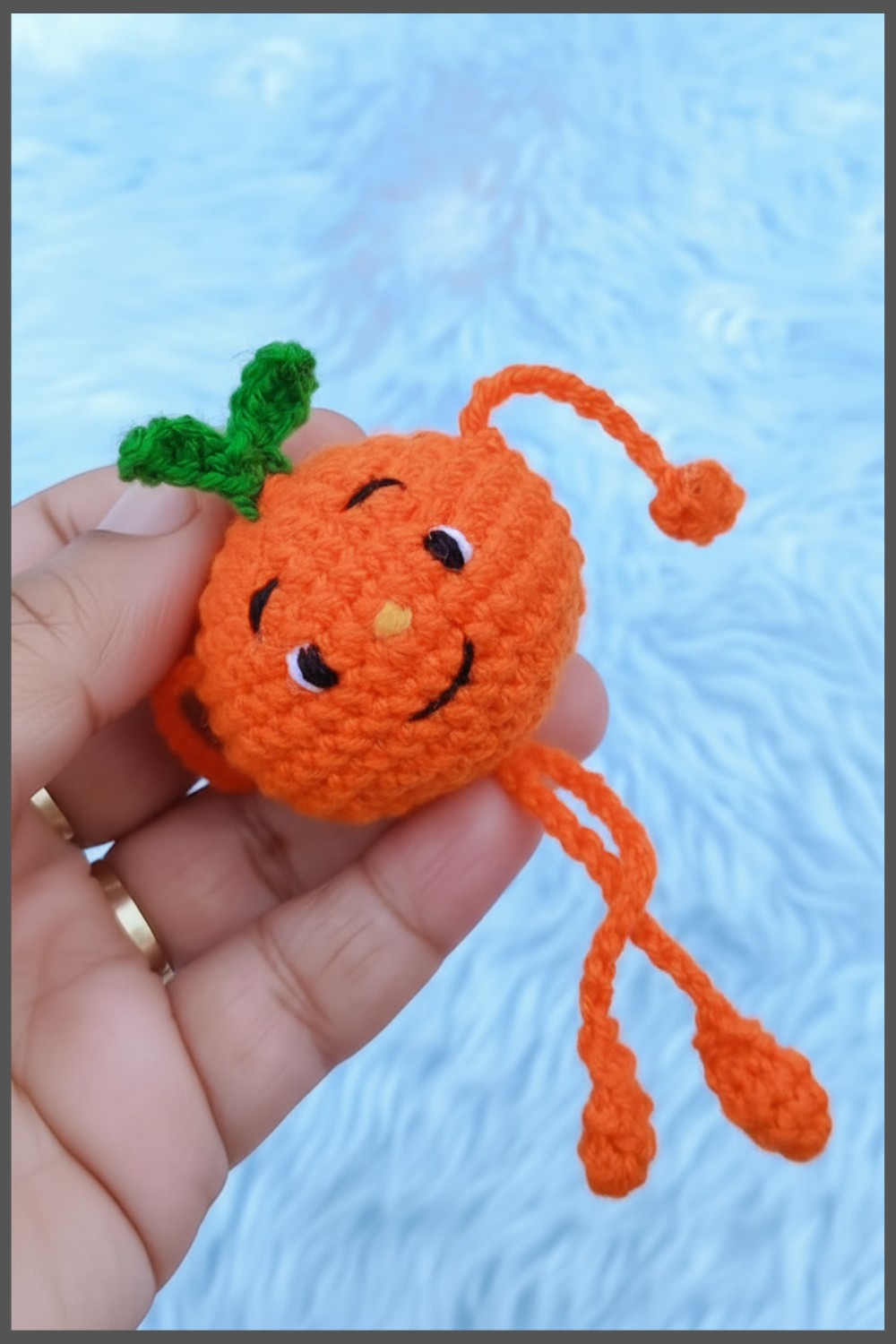 Crochet Fruit Keychain