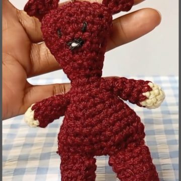 Crochet Mr Bean Teddy Bear