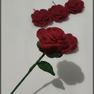 Crochet Rose Tutorial