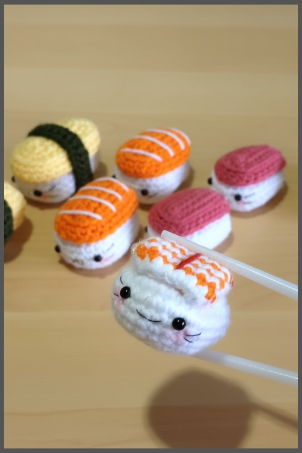 Crochet Cute Kawaii Sushi