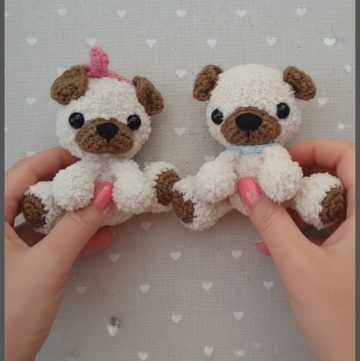 Crochet Pug Dog Amigurumi