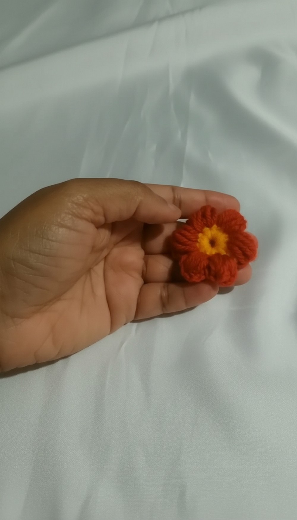 Crochet Puff Stitch Flower