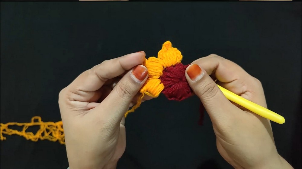 Crochet Flower Applique