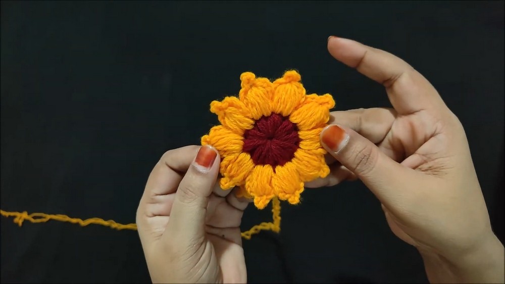 Crochet Flower Applique