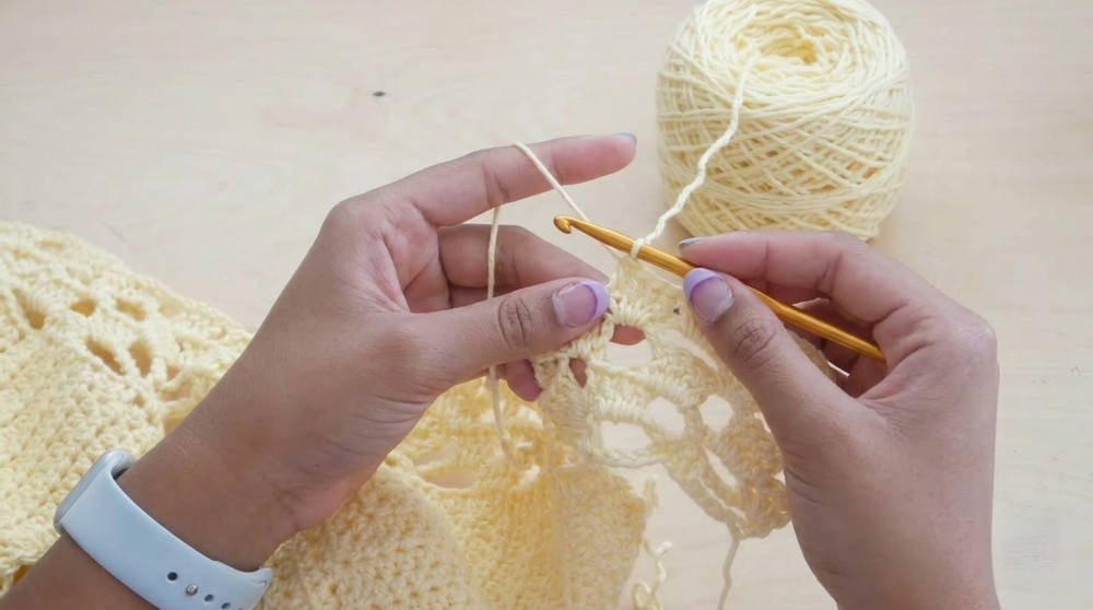 Crochet Flower Tank Top