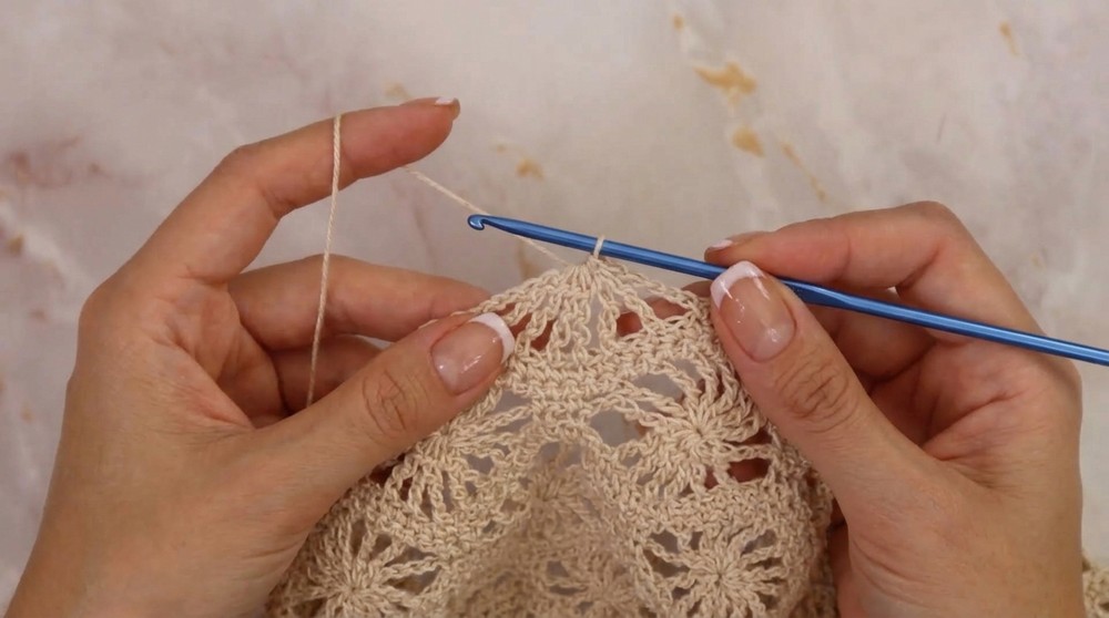 Crochet Tulip Square Top