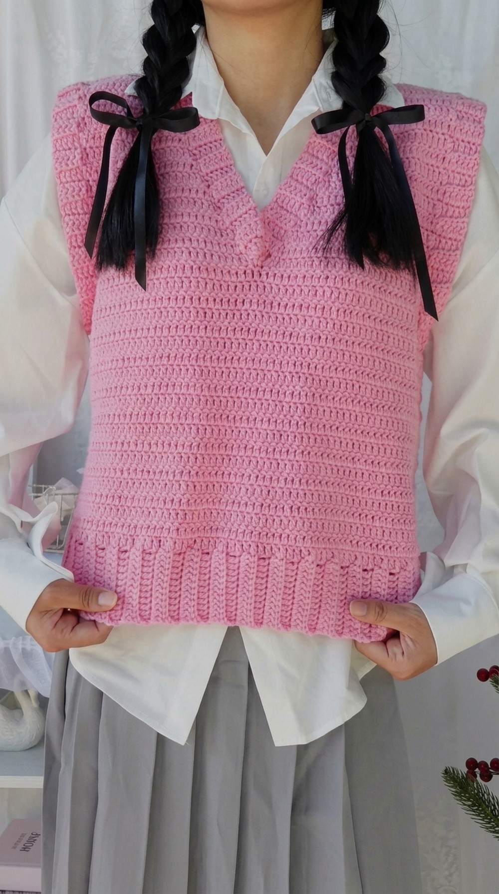 Crochet Oversized Vest Pattern