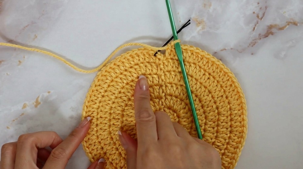 Crochet Flower Mesh Bag