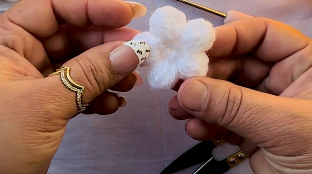 Crochet Puff Flower Pattern