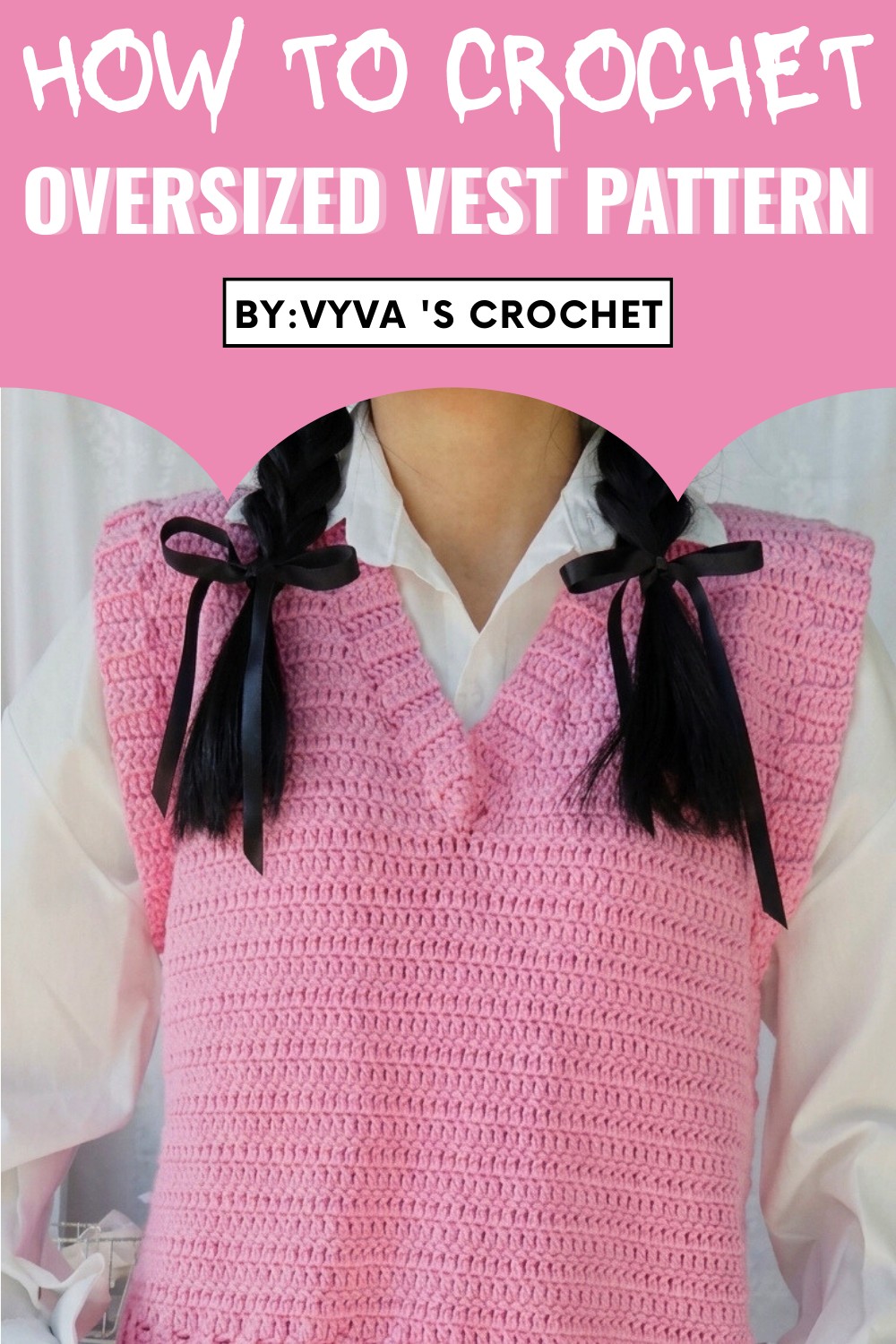 Crochet Oversized Vest Pattern