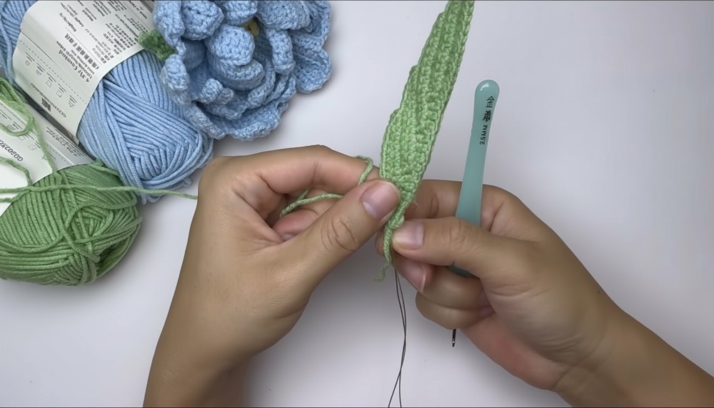 Crochet Butterfly Peony Flower