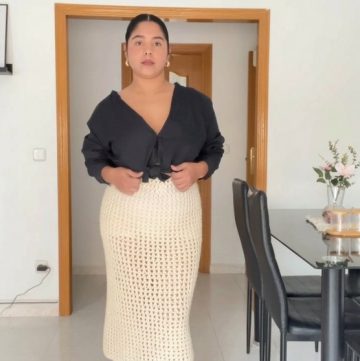 Crochet Long Skirt Pattern