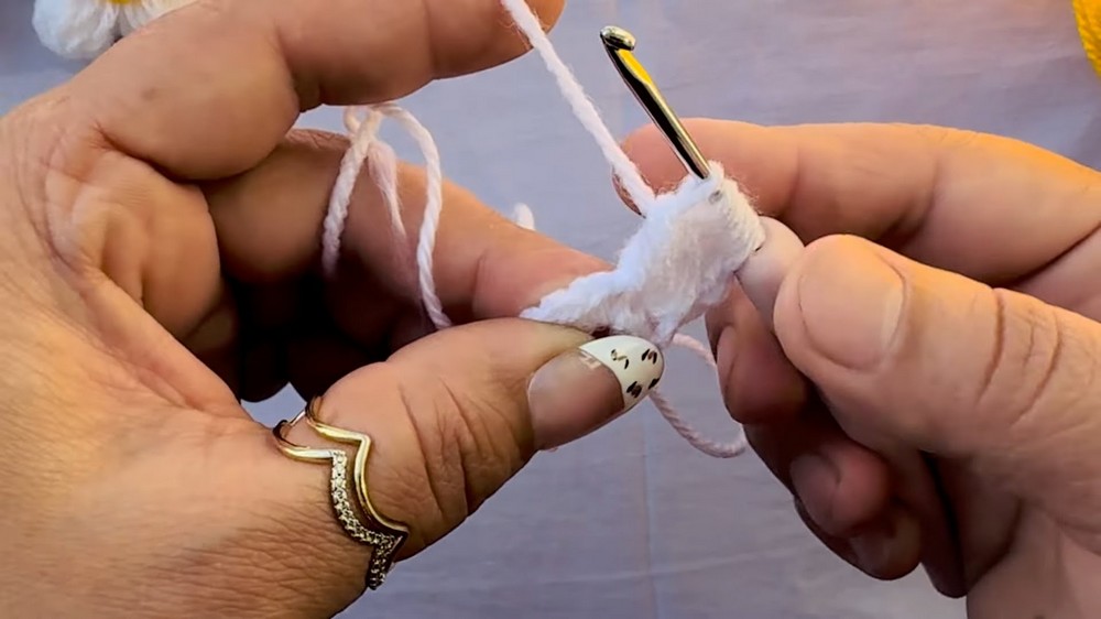 Crochet Puff Flower Pattern