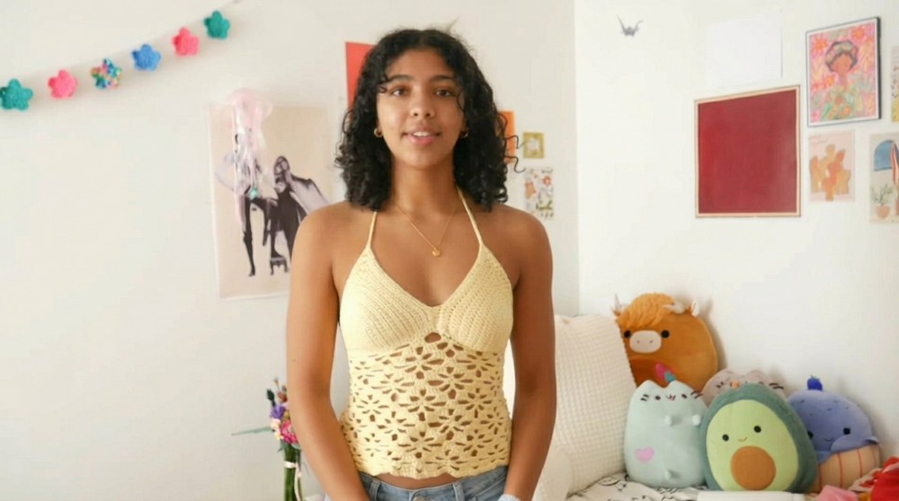Crochet Flower Tank Top