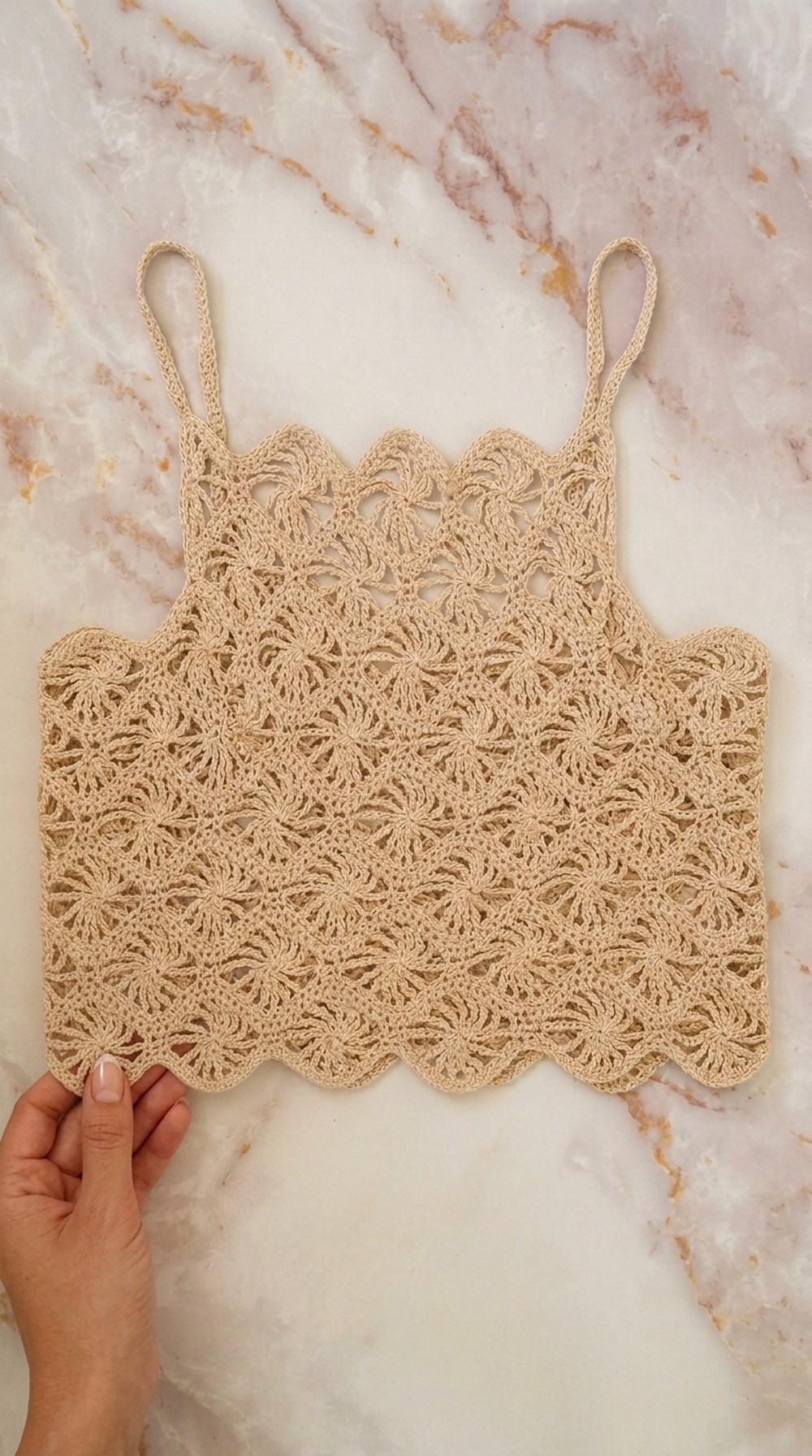 Crochet Tulip Square Top