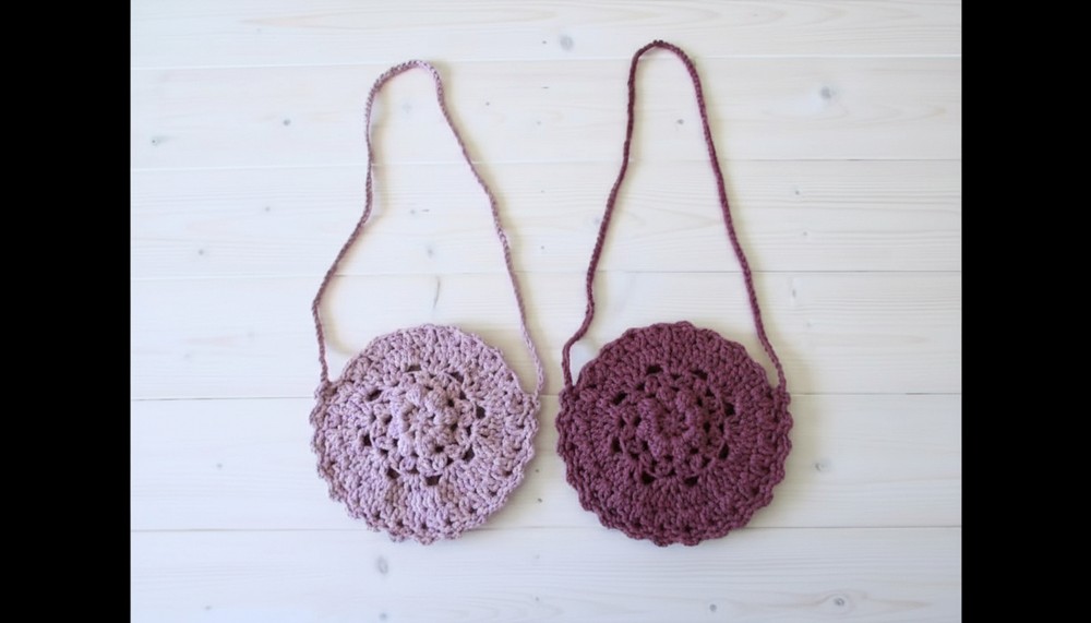 Crochet Willow Circle Bag