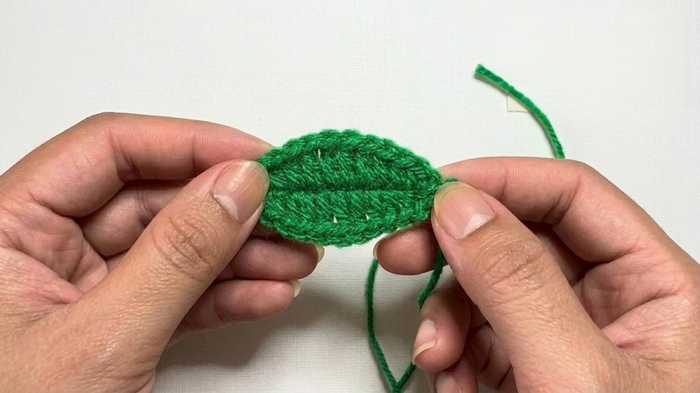 Crochet Sunflower Keychain