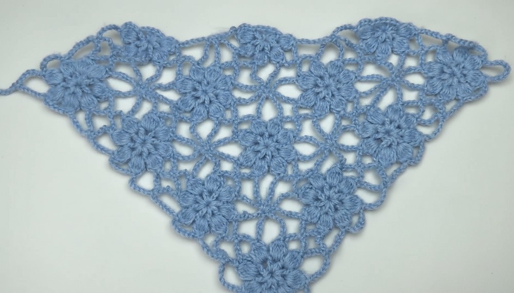 Crochet Flower Bandana Pattern