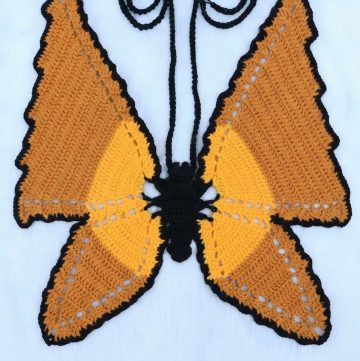 Crochet Butterfly Halter Top