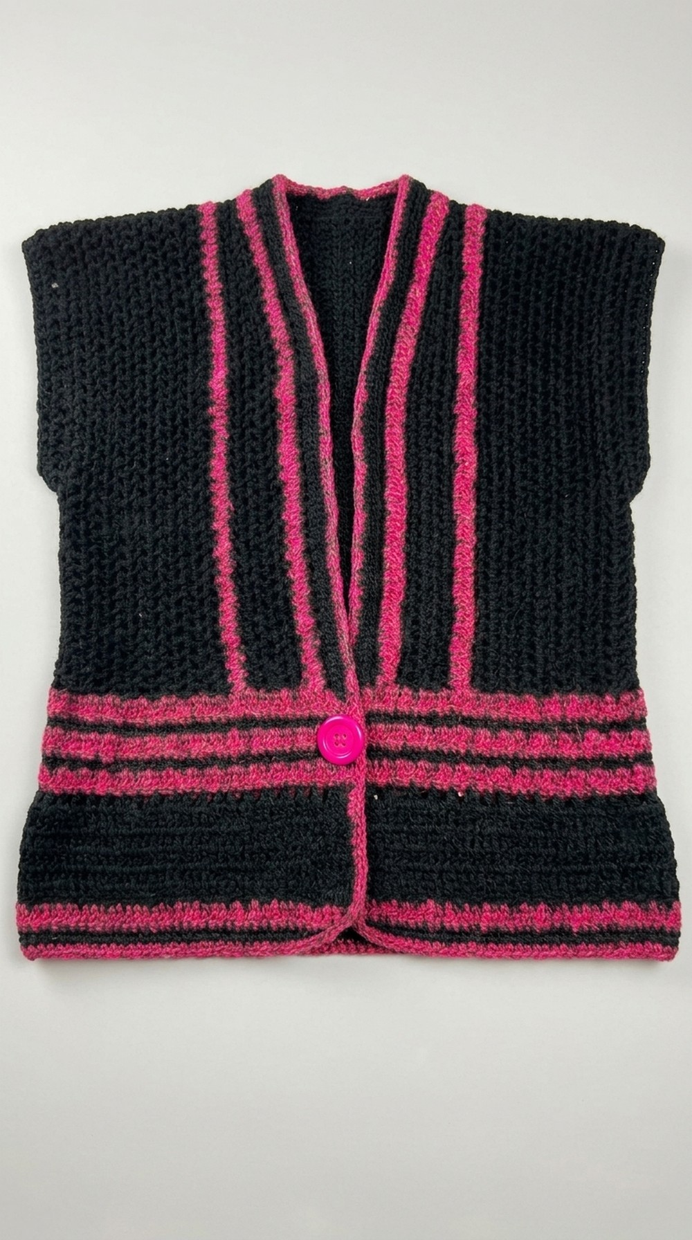 Crochet Sleeveless Cardigan