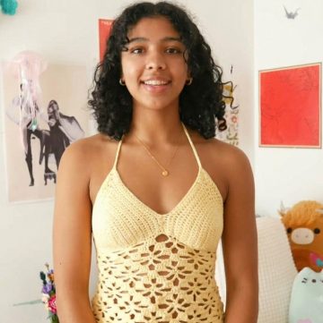 Crochet Flower Tank Top