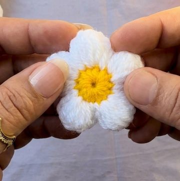 Crochet Puff Flower Pattern