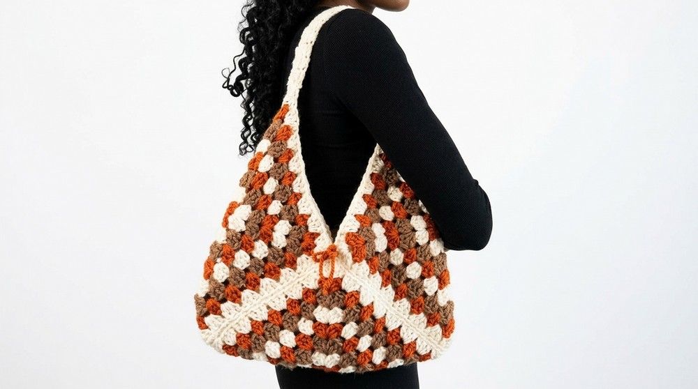 Crochet Granny Sqaure Bag