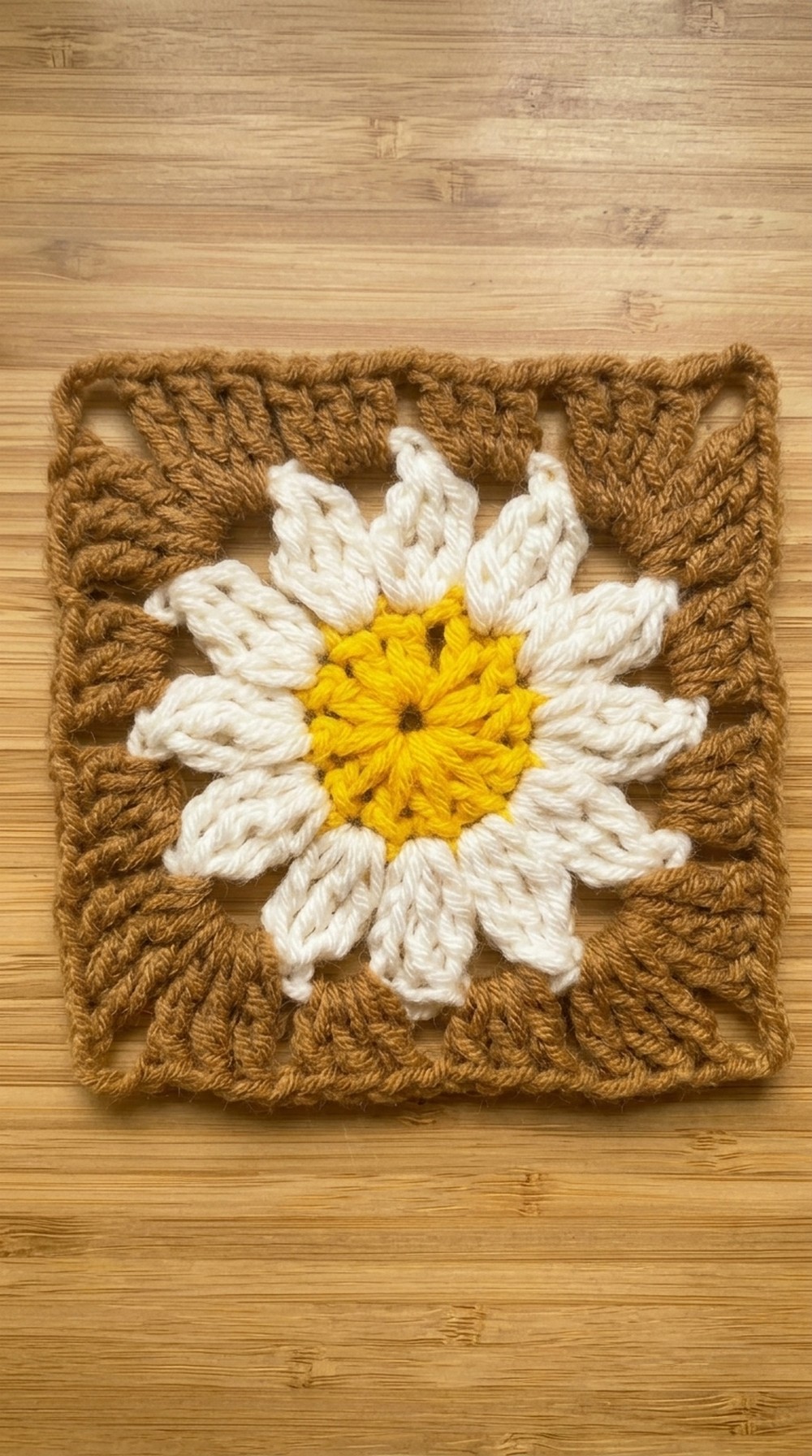 Crochet Daisy Granny Square