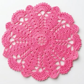 Crochet Crosia Placemats Pattern