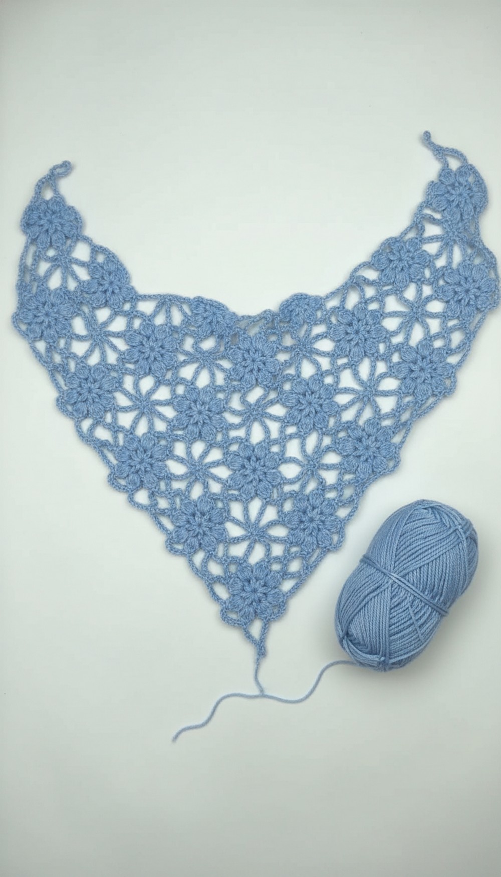 Crochet Flower Bandana Pattern