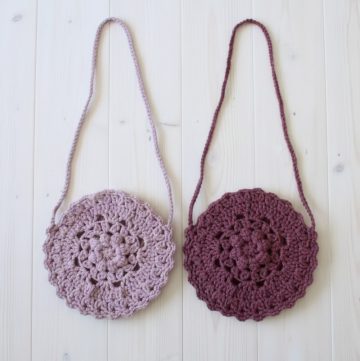 Crochet Willow Circle Bag