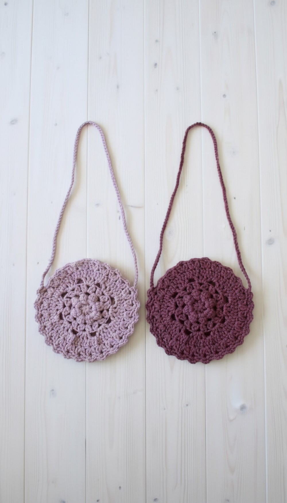 Crochet Willow Circle Bag