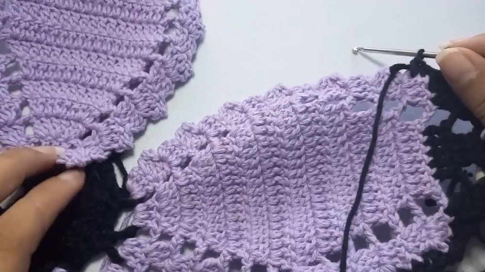 Crochet Butterfly Crop Top