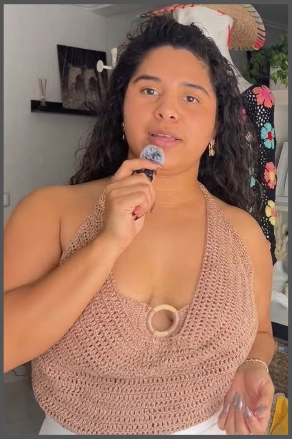 Crochet Ring Halter Top