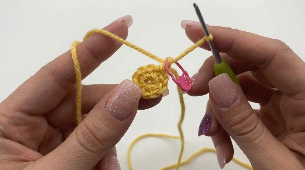 Crochet Bumblebee Keychain