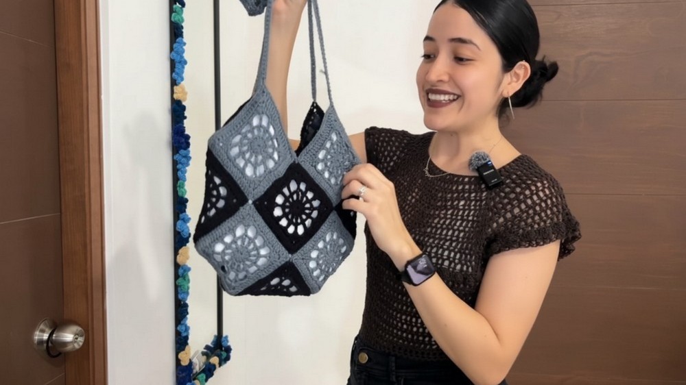 Crochet Granny Square Bag